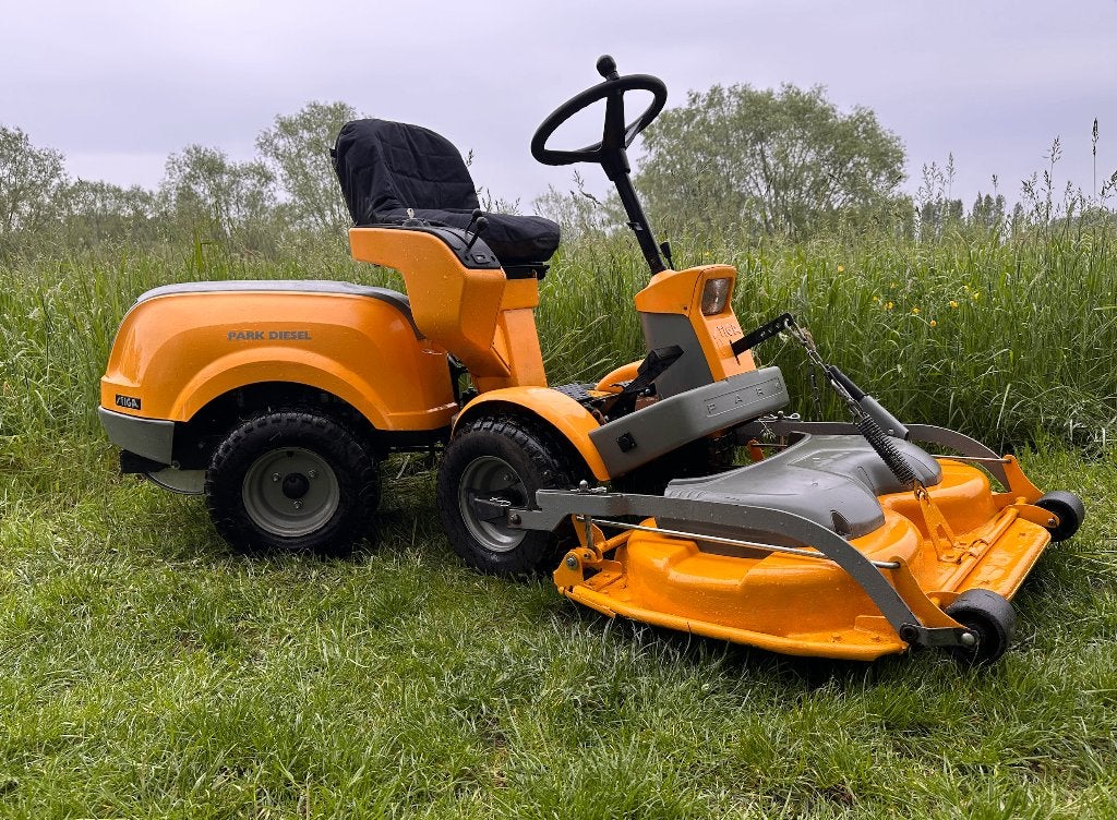 Stiga Park Pro ( diesel) Zitmaaier te koop., Fonction de mulching, Comme neuf, Enlèvement, Stiga Park
