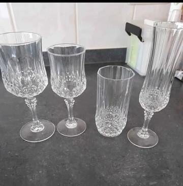 Set de verres en cristal, Antiquités & Art, Antiquités | Verre & Cristal, Enlèvement