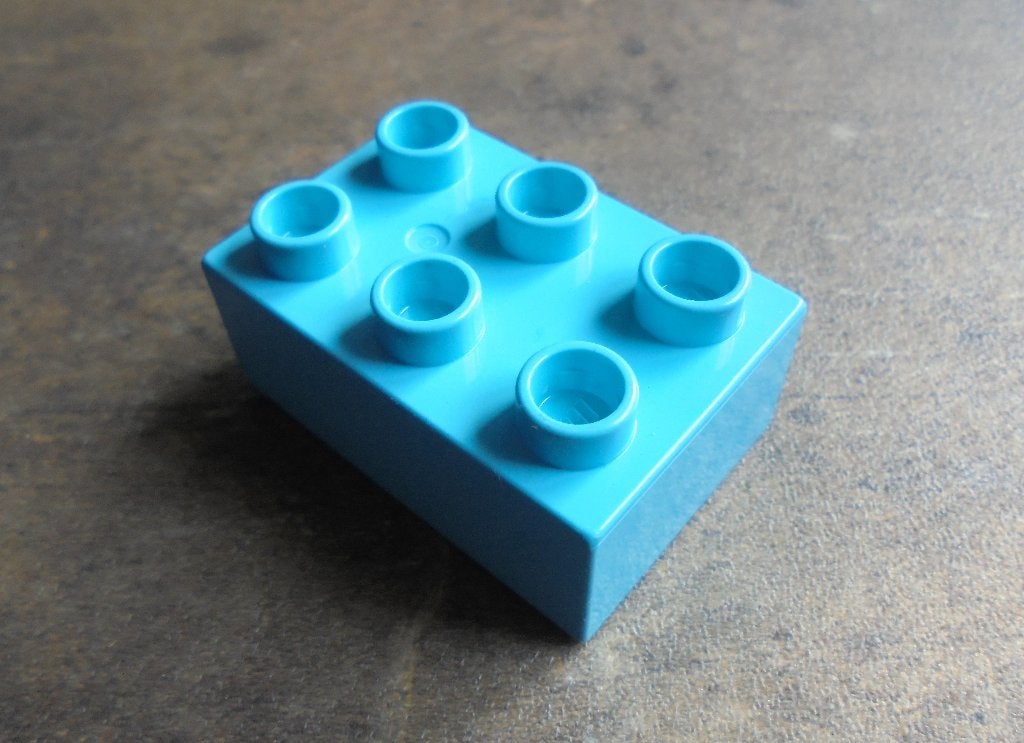 Lego Duplo Brick 2x3 (zie foto's) 6, Ophalen of Verzenden, Gebruikt, Losse stenen, Duplo