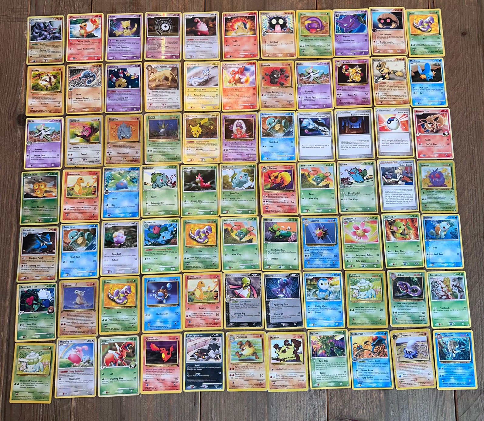 Grote collectie Pokémon kaarten - Diverse sets en condities, Ophalen, Gebruikt