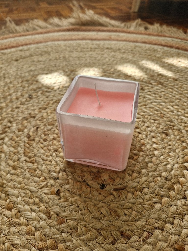 Kaars in potje, Ophalen of Verzenden, Nieuw, Roze, Kaars