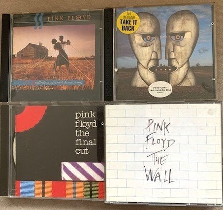 4 X Cd's - PINK FLOYD, Ophalen of Verzenden, Gebruikt, Overige typen