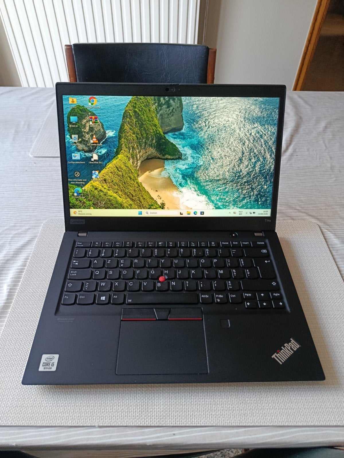 Lenovo thinkpad T14s 10 de generatie i5 laptop, 16GB ram, Computers en Software, Ophalen, 14 inch, Azerty, SSD