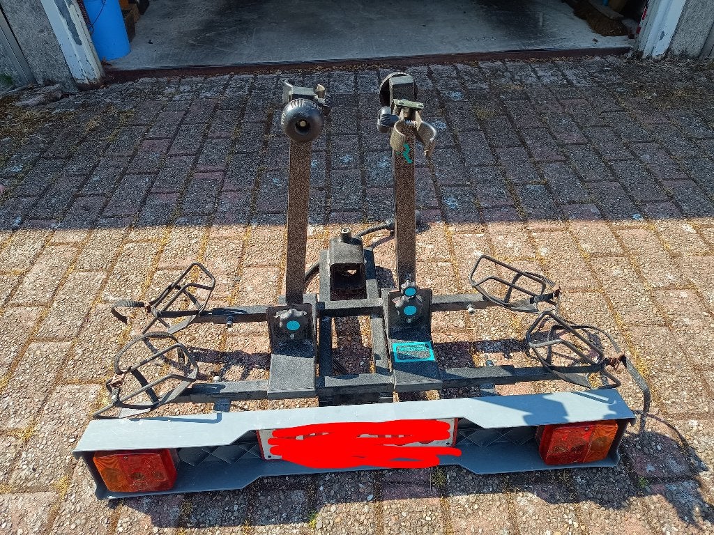 Fietsenrek voor 2 fietsen, Ophalen, 2 fietsen, Gebruikt, Trekhaakdrager