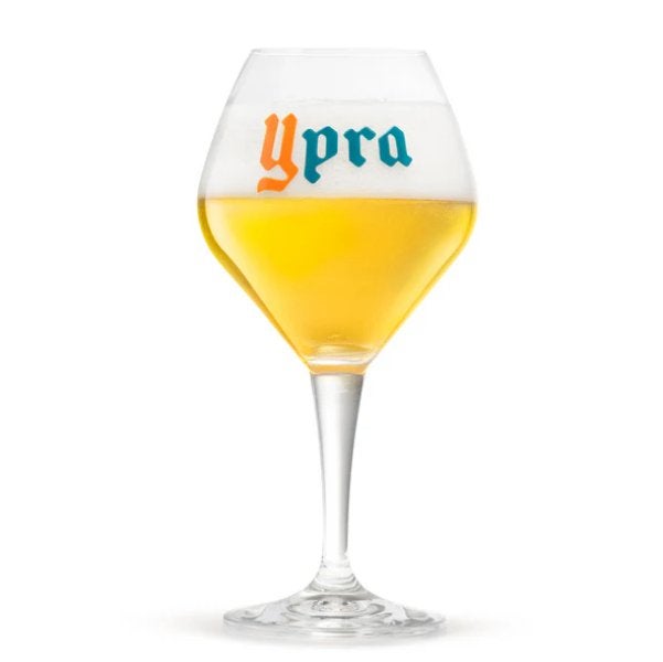 Ypra bierglas (2), Verzamelen, Ophalen, Zo goed als nieuw, Bierglas