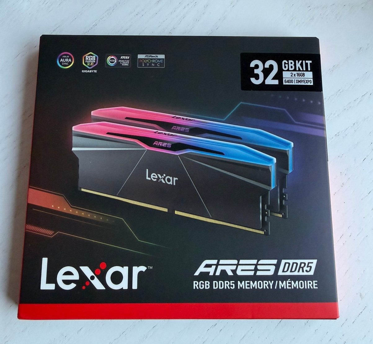 RAM DDR5 32 GB: 2 x 16 GB/ 6400 MHz/ CL32/ NIEUWPRIJS €605, 32 GB, Ophalen of Verzenden, Zo goed als nieuw, Desktop