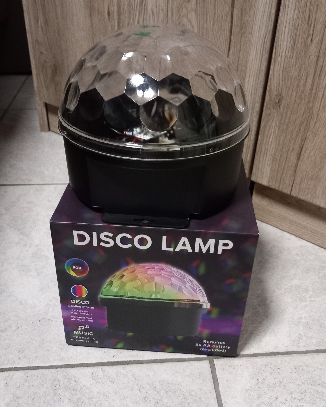 discolamp, Musique & Instruments, Lumières & Lasers, Enlèvement, Comme neuf, Boule à facettes, Couleur