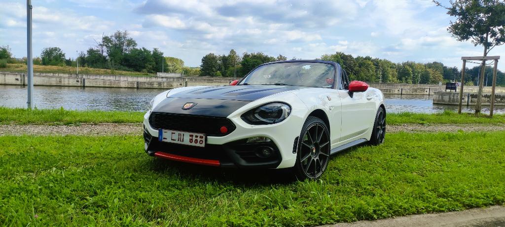 Abarth 124 Spider, Auto's, Abarth, Achterwielaandrijving, 4 cilinders, Cabriolet, Wit