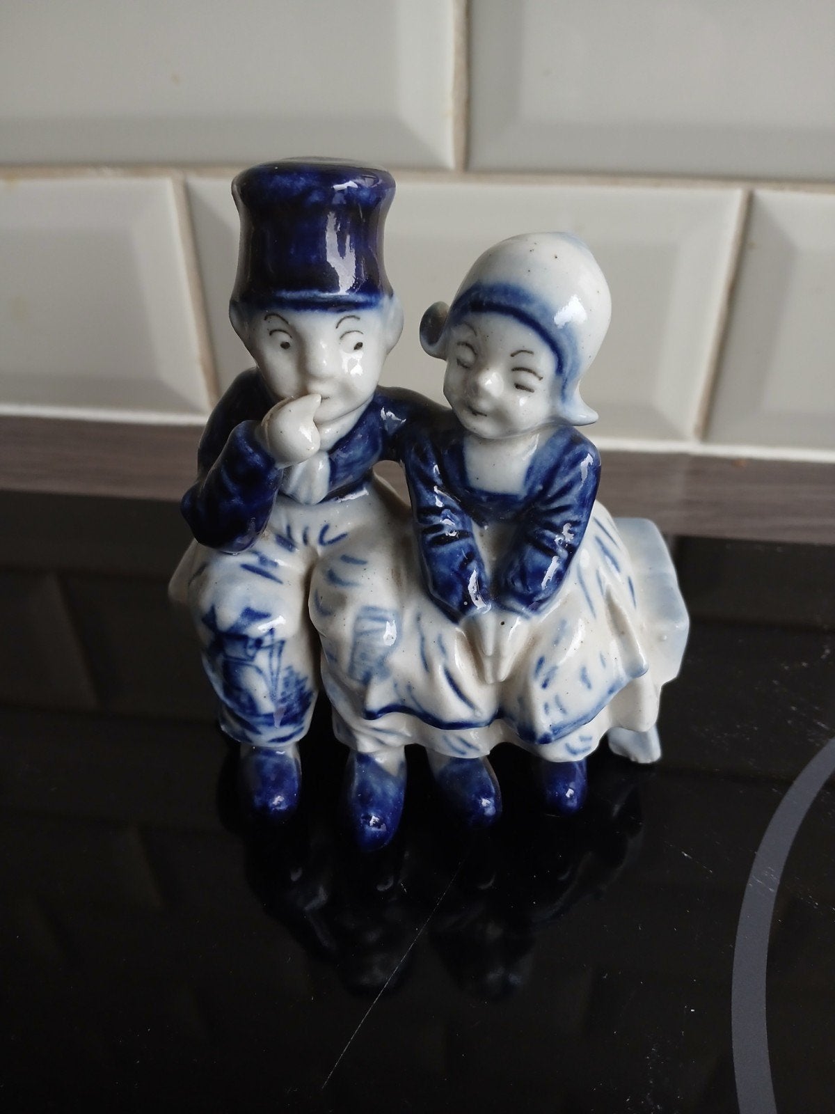 koppeltje blauw delft, Antiek en Kunst, Ophalen