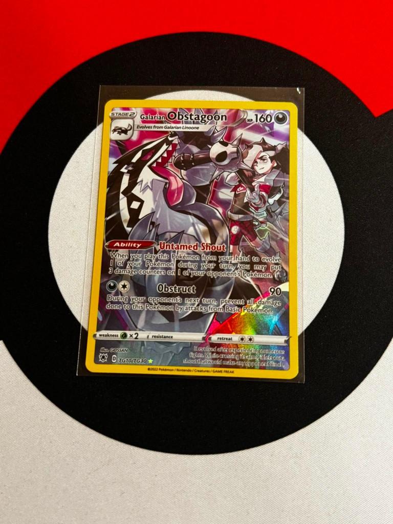 Pokémon - Astral Radiance - Galarian Obstagoon TG10/TG30 NM, Hobby en Vrije tijd, Ophalen of Verzenden, Zo goed als nieuw, Losse kaart