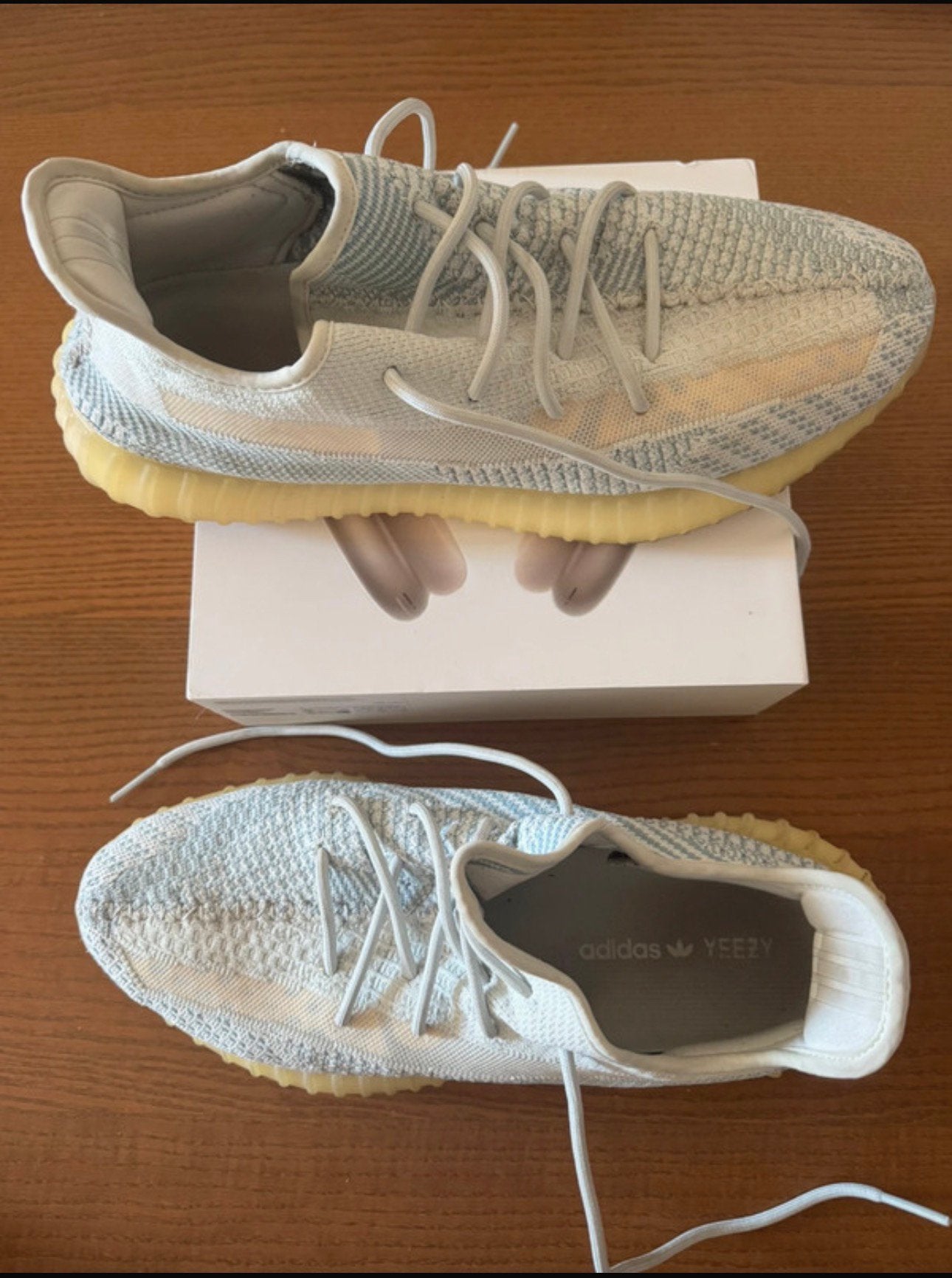 Adidas Yeezy Boost 350 V2 Cloud White, Verzenden, Wit, Sneakers, Gedragen