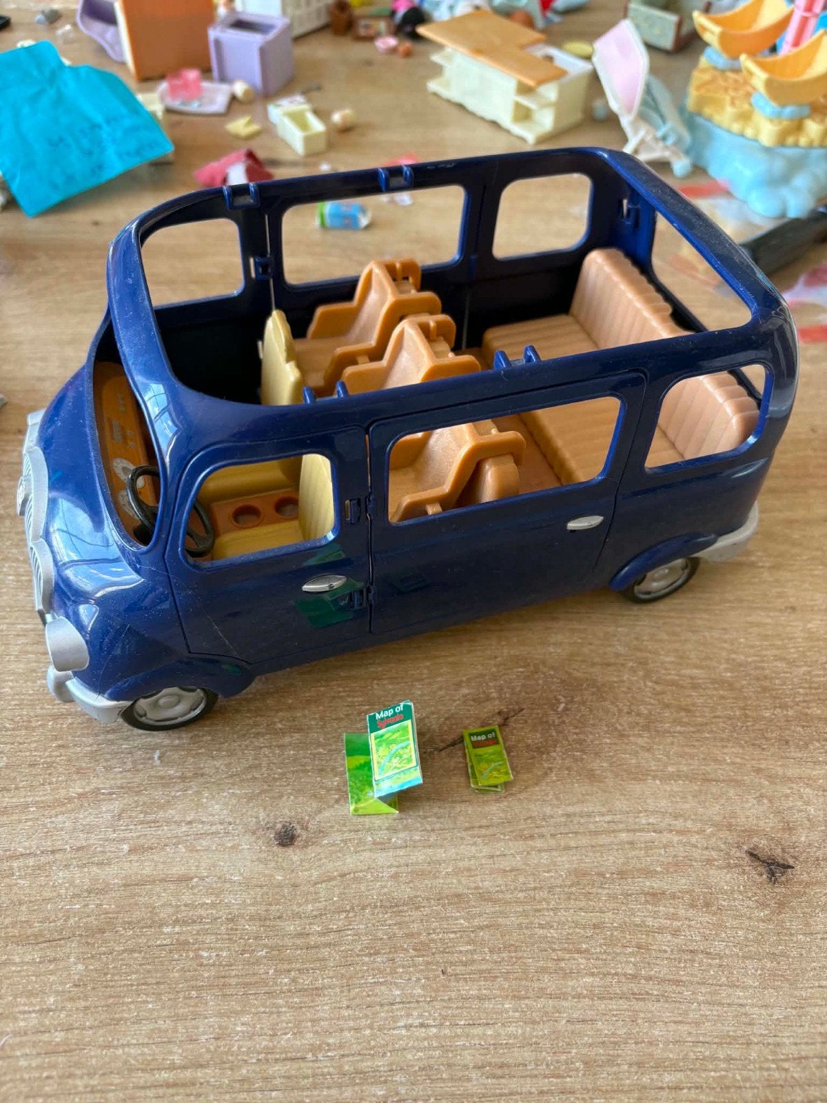 bus sylvanian familie, Ophalen