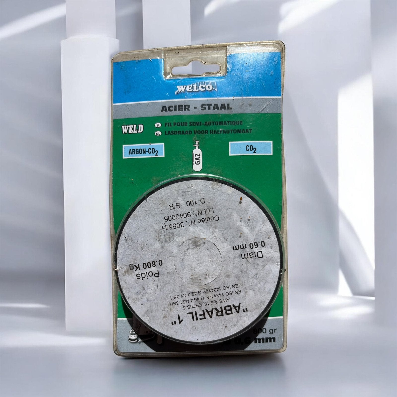 Bobine fil à souder WELCO acier Ø0,6 mm – 800 g – MIG MAG, Enlèvement ou Envoi, Neuf