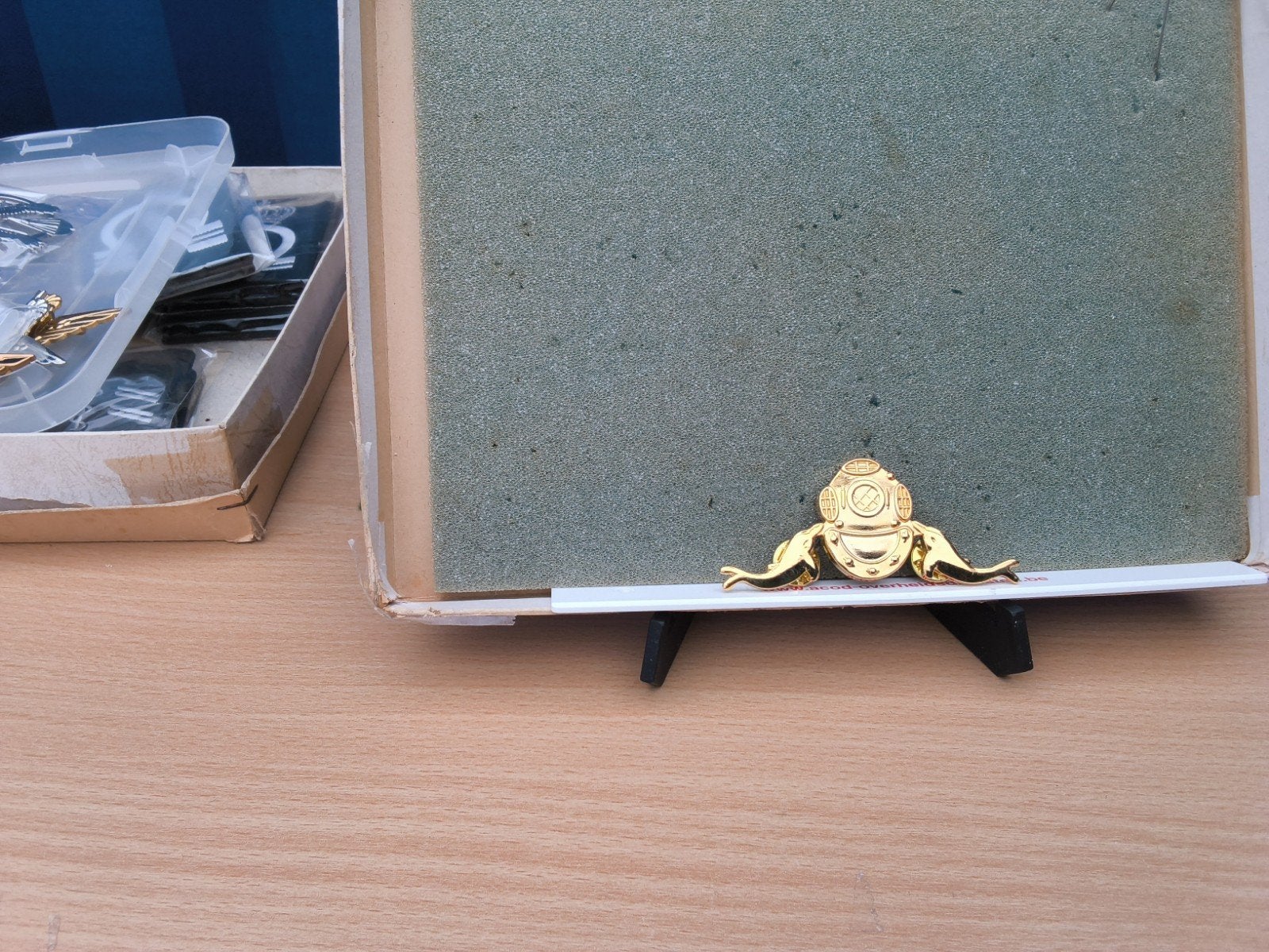 metalen brevet duikers Marine, Ophalen of Verzenden, Marine