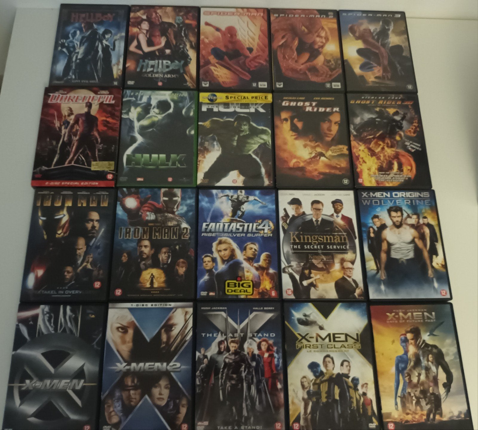 Dvd pakket Marvel superhelden, Ophalen of Verzenden