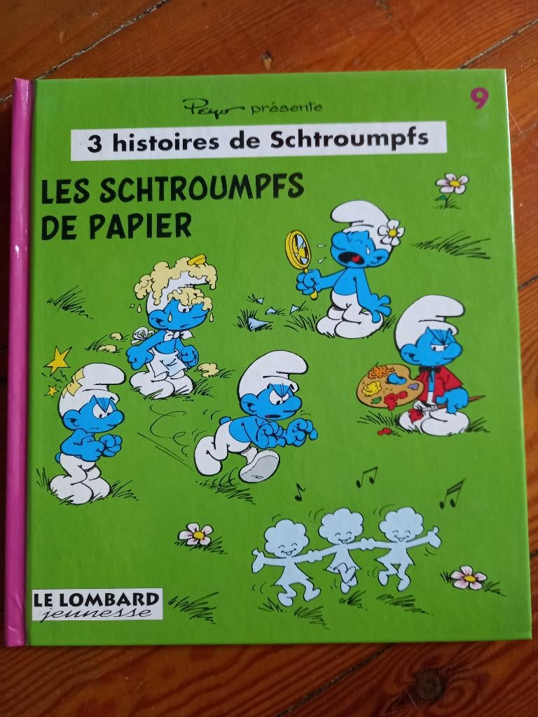 Lot 2 BD Schtroumpfs rares, Boeken, Gelezen, Peyo, Ophalen of Verzenden, Meerdere stripboeken