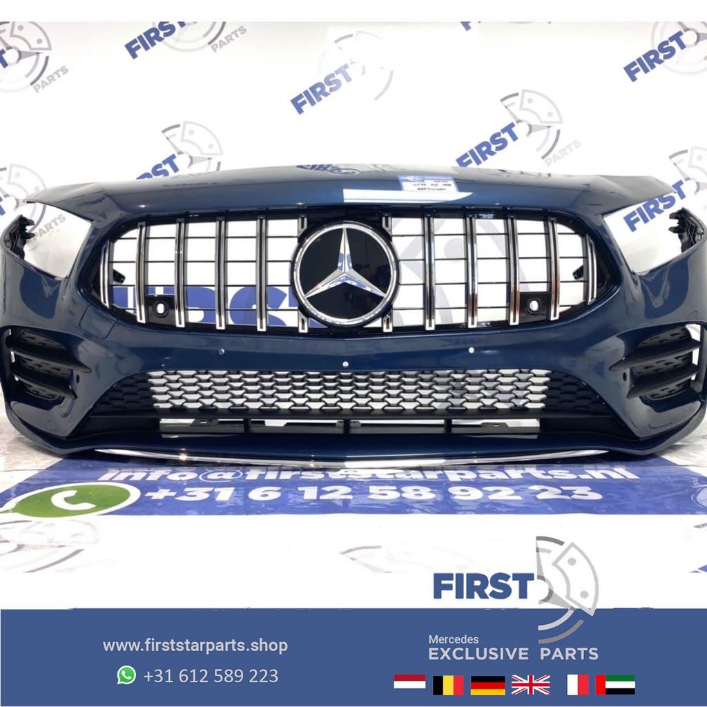 W177 A35 AMG LINE VOORBUMPER BLAUW A KLASSE BUMPER 2018-2022, Utilisé, -, Avant, -
