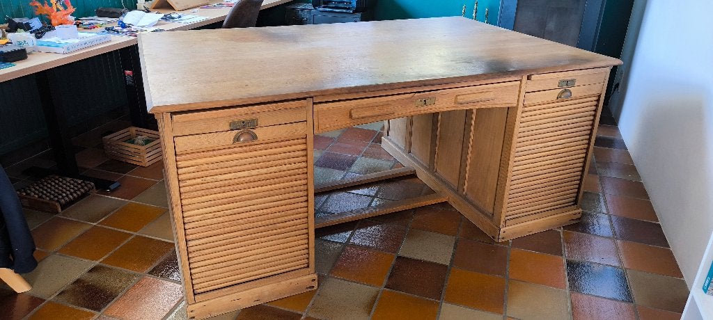 Bureau double ancien, Antiquités & Art, Enlèvement