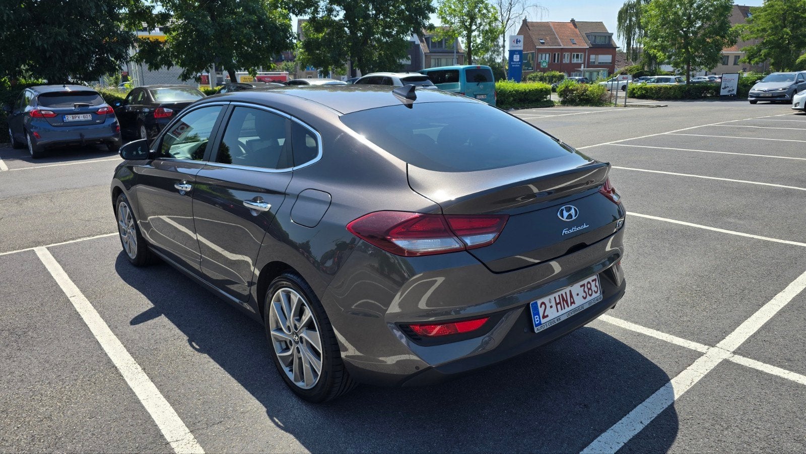 Hyundai i30 fastback 1.4i turbo benzine, Auto's, Voorwielaandrijving, Euro 6, 4 cilinders, Bruin