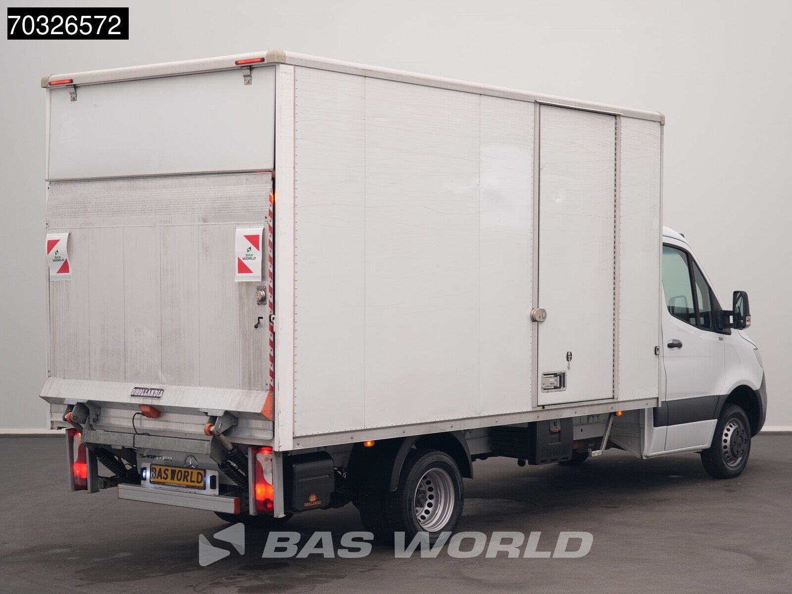 Mercedes Sprinter 515 CDI Laadklep Zijdeur Dubbellucht 150PK, Stof, Gebruikt, 4 cilinders, 2000 kg