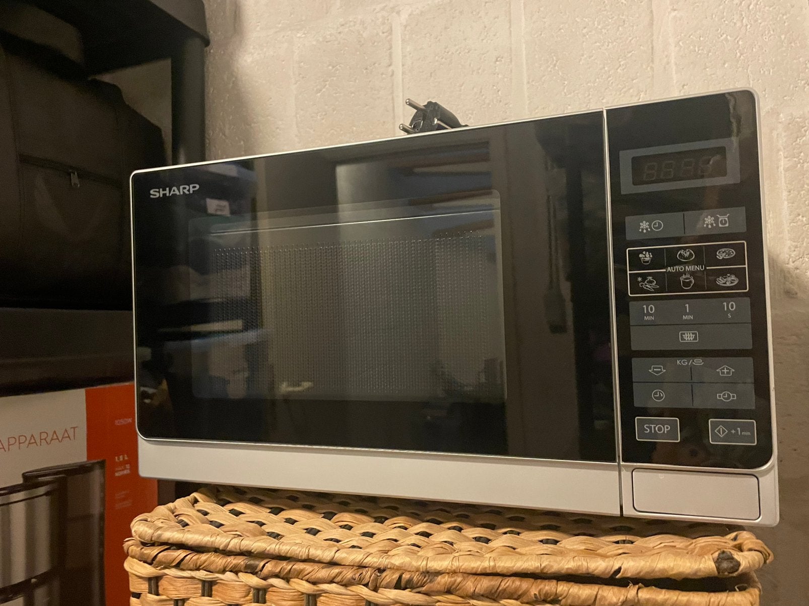 Sharp magnetron, Elektronische apparatuur, Microgolfovens, Ophalen, Zo goed als nieuw, Microgolfoven, Draaiplateau