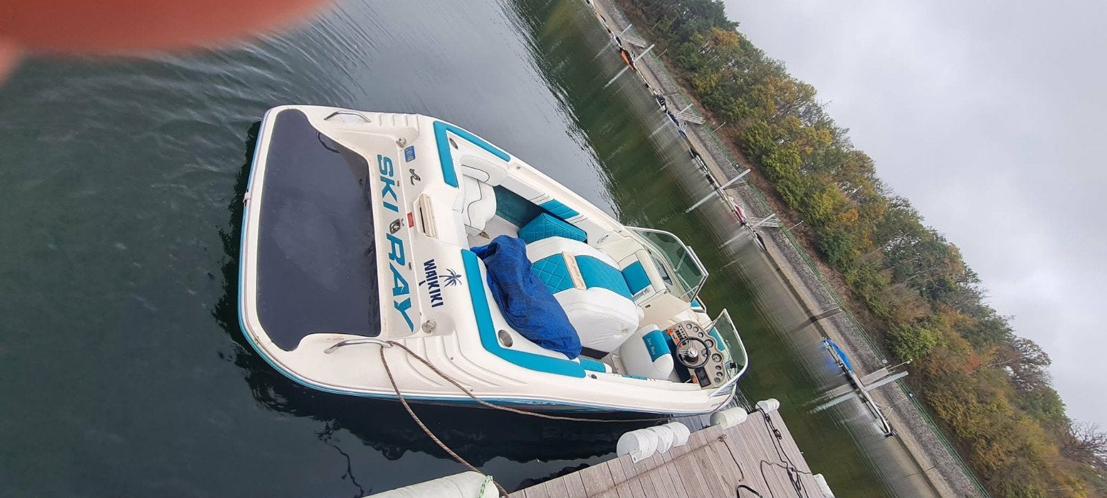 Bateau in board, Sports nautiques & Bateaux, Bateaux à moteur & Yachts à moteur, Remorque, Moteur in-bord, Polyester, Utilisé