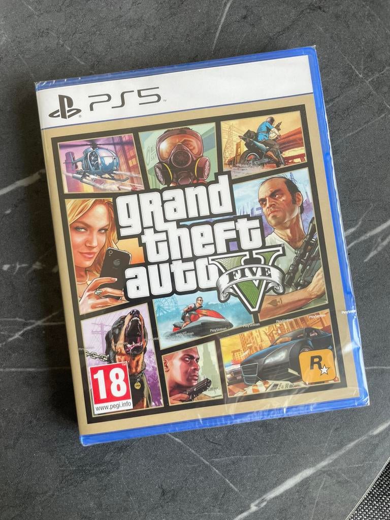 Ps5 spel in verpakking GTA, Verzenden, Zo goed als nieuw
