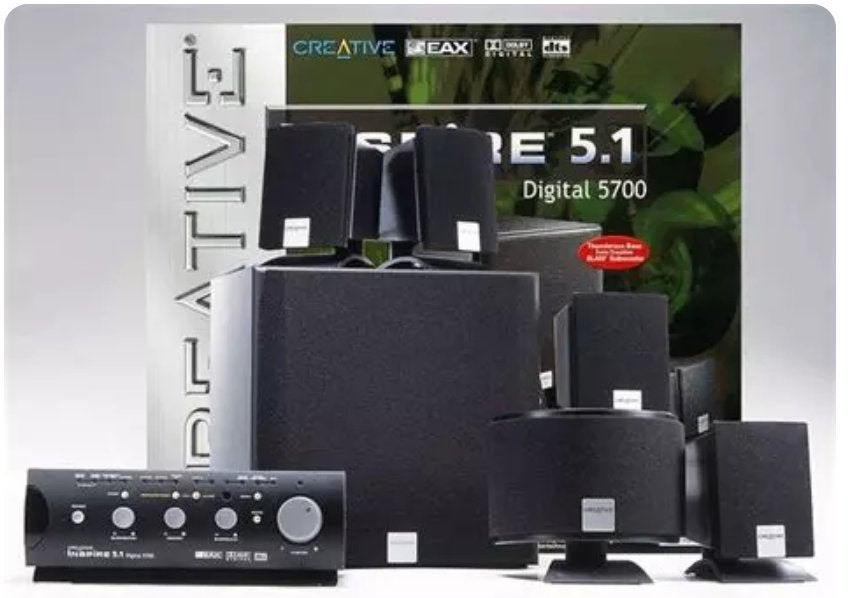 Creative Labs Inspire 5.1, Enlèvement ou Envoi, Comme neuf, Canal audio 5.1, Creative