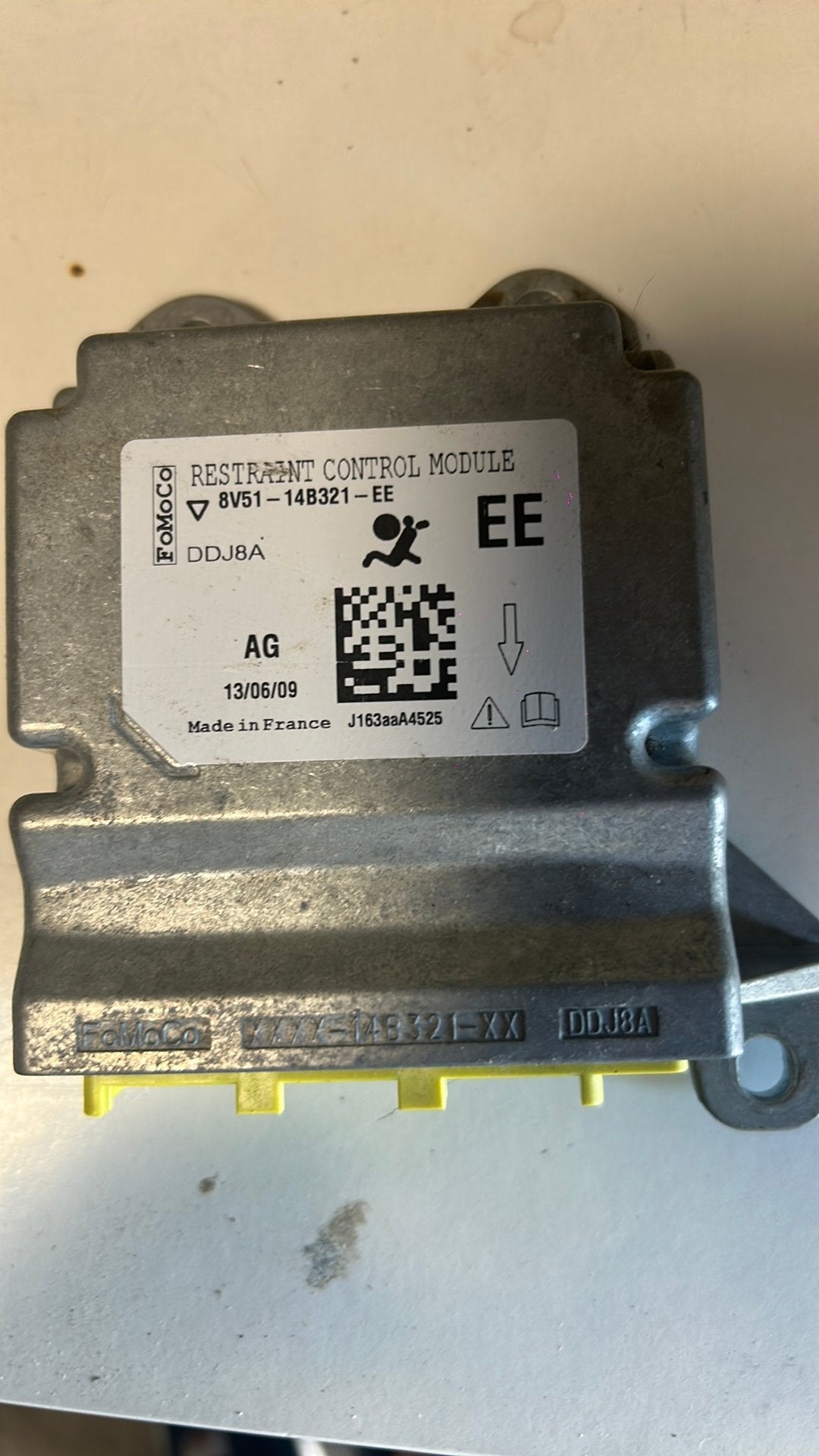 Ford fiesta airbag module, Enlèvement, Ford