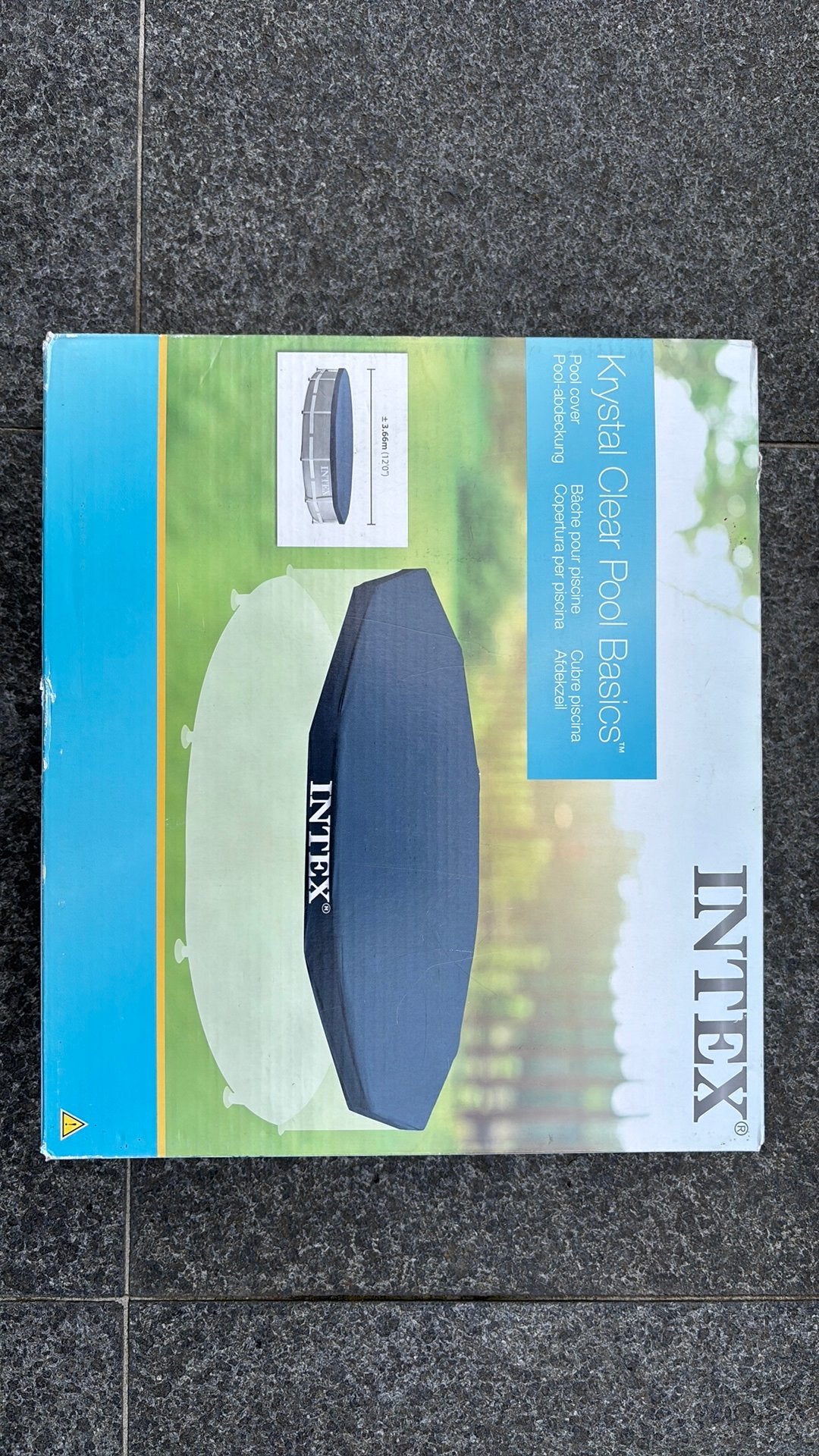 Pool Cover Intex 3,66m, Enlèvement, Neuf