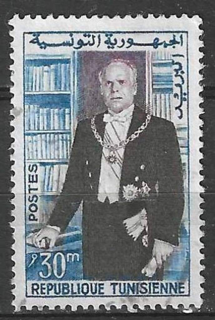 Tunisie 1960 - Yvert 508 - Président Bourguiba - 30 m (ST), Envoi, Affranchi