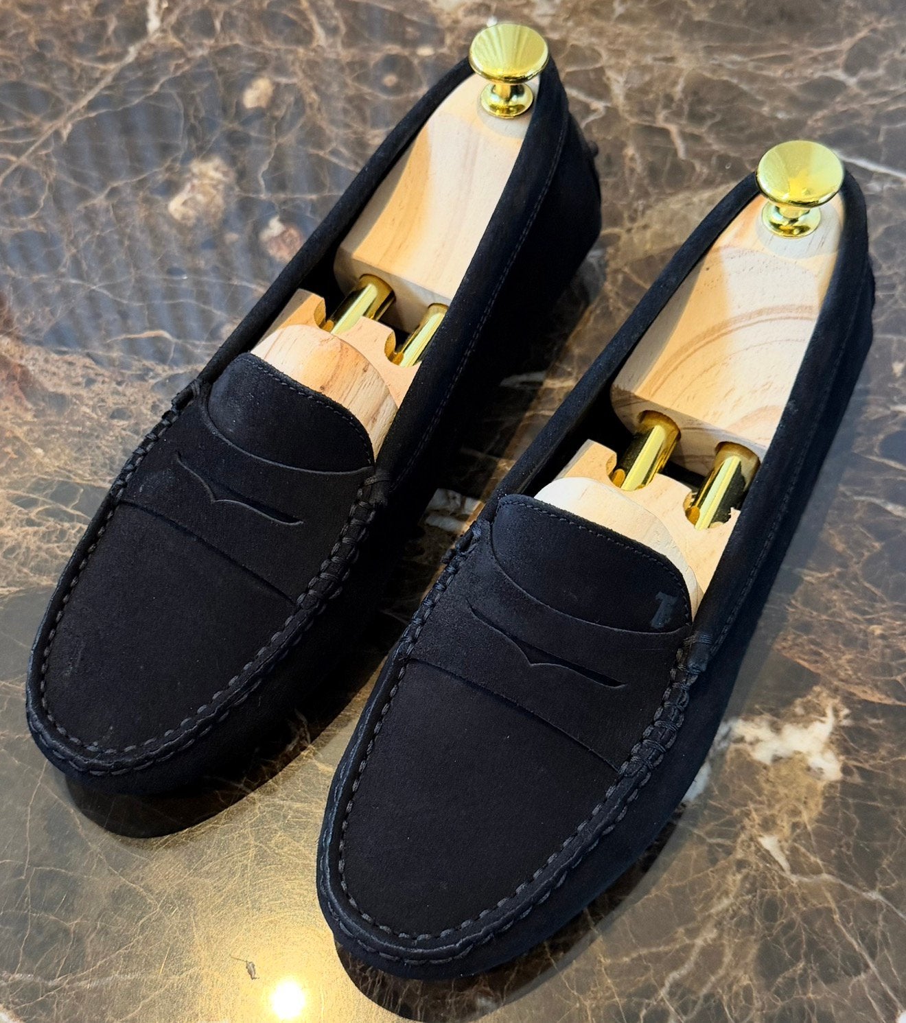 Tod's Gommino Loafers Driving Shoes Zwart Suède maat 36.5, Kleding | Dames, Schoenen, Zo goed als nieuw, Instappers, Zwart, Ophalen of Verzenden