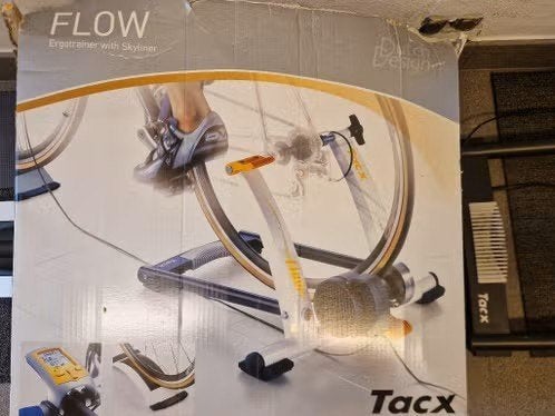 Tacx Flow rollentrainer + trainer tyre, Enlèvement, Utilisé, Autres types