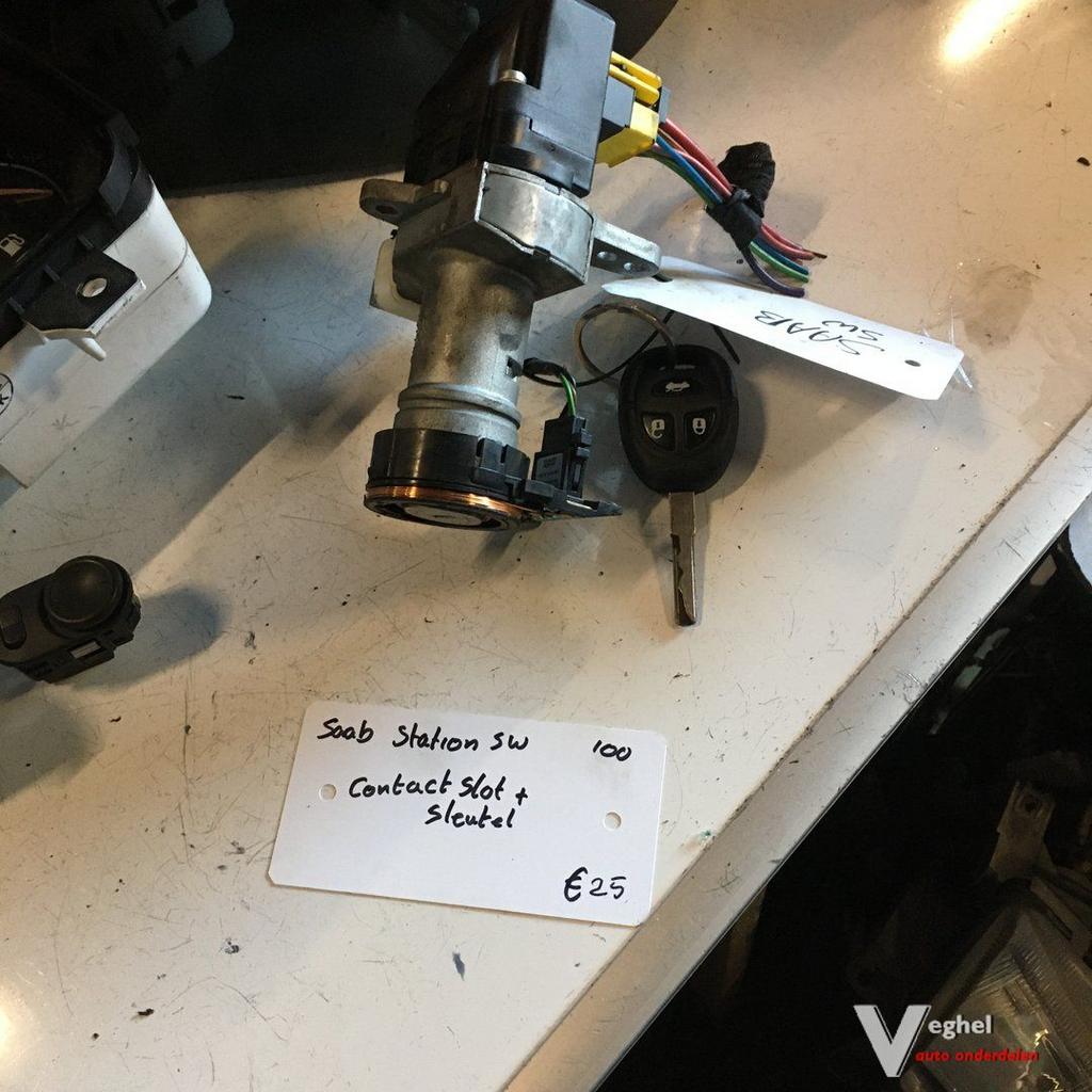 Saab Station 2000   Contactslot met sleutel, Auto-onderdelen, Gebruikt, -, -, Ophalen of Verzenden