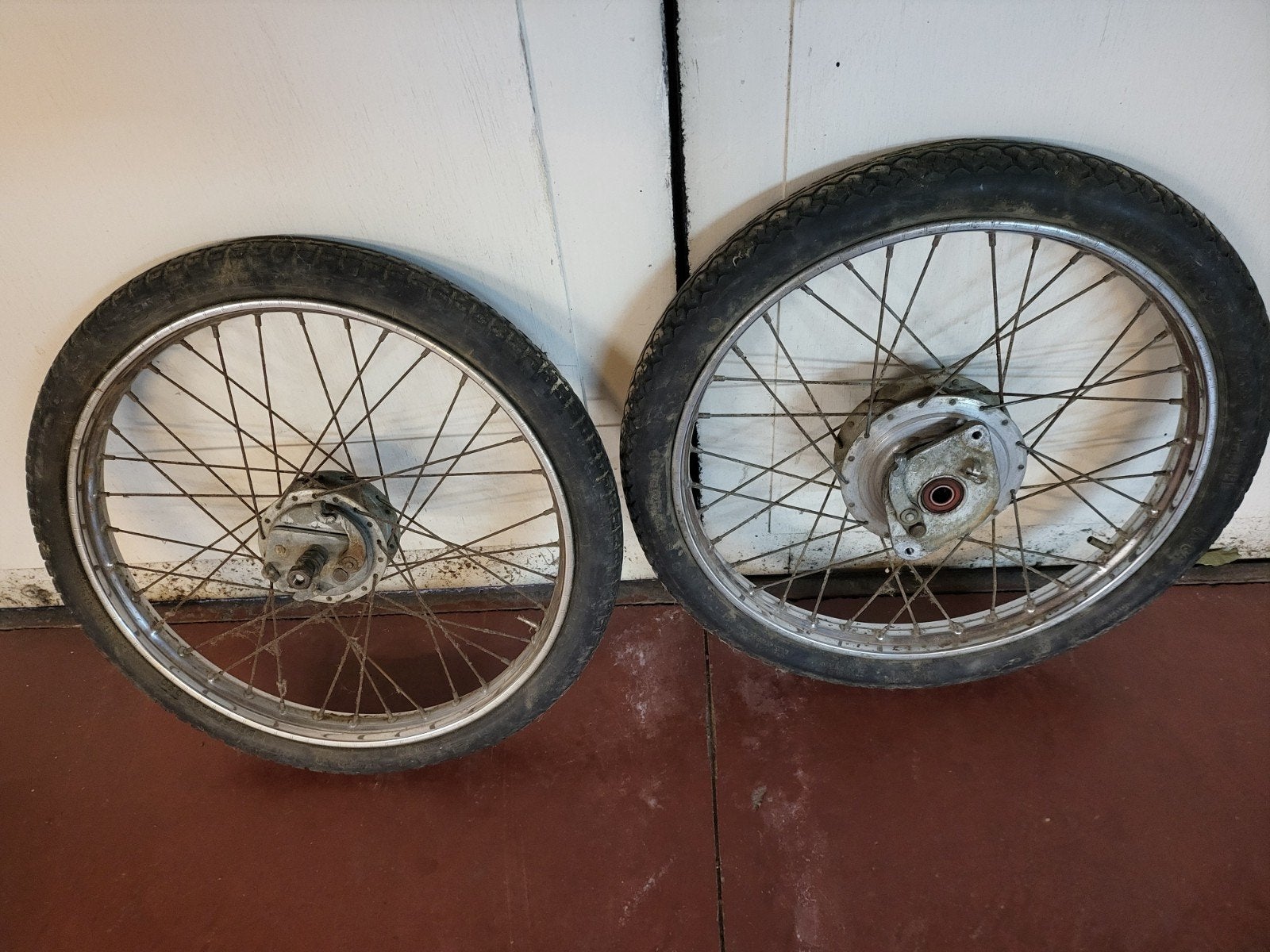 Paire de roues à rayons Honda Camino, Motos, Enlèvement ou Envoi