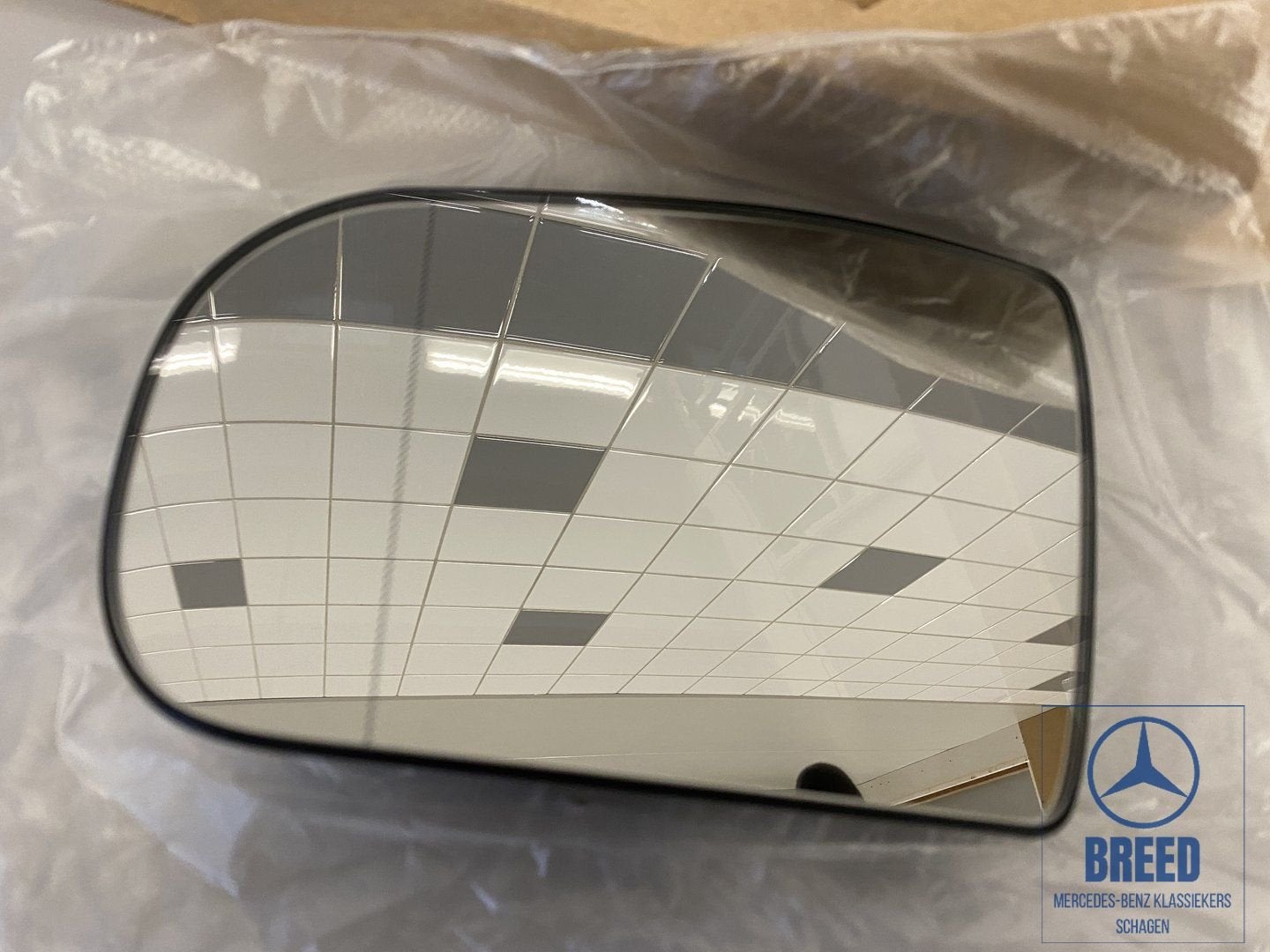 NOS buitenspiegelglas links voor Mercedes-Benz W210 E-Klasse, -, Nieuw, Ophalen of Verzenden, -