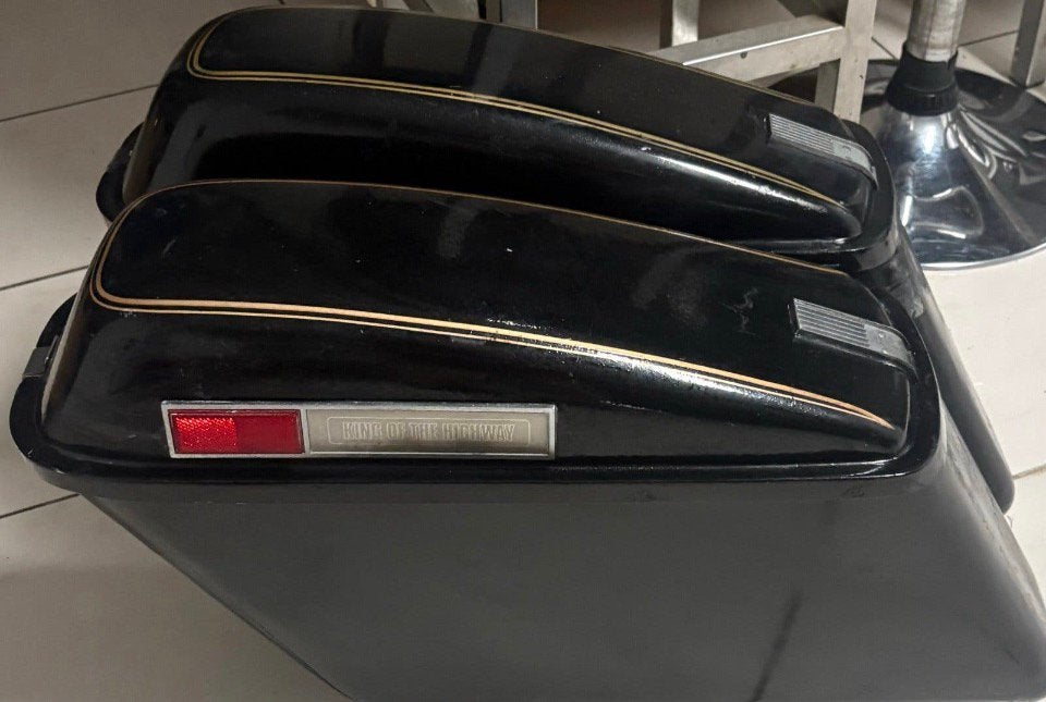 Harley davidson shovelhead flh electra glide koffers, Motoren, Ophalen of Verzenden, Gebruikt