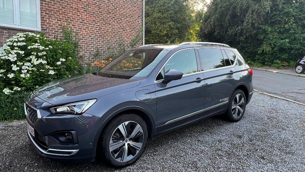 SEAT Tarraco 1.4 e-Hybrid DSG6 Xcellence, Auto's, Dealer onderhouden, Verwarmde buitenspiegels, 4 cilinders, Leder en Stof