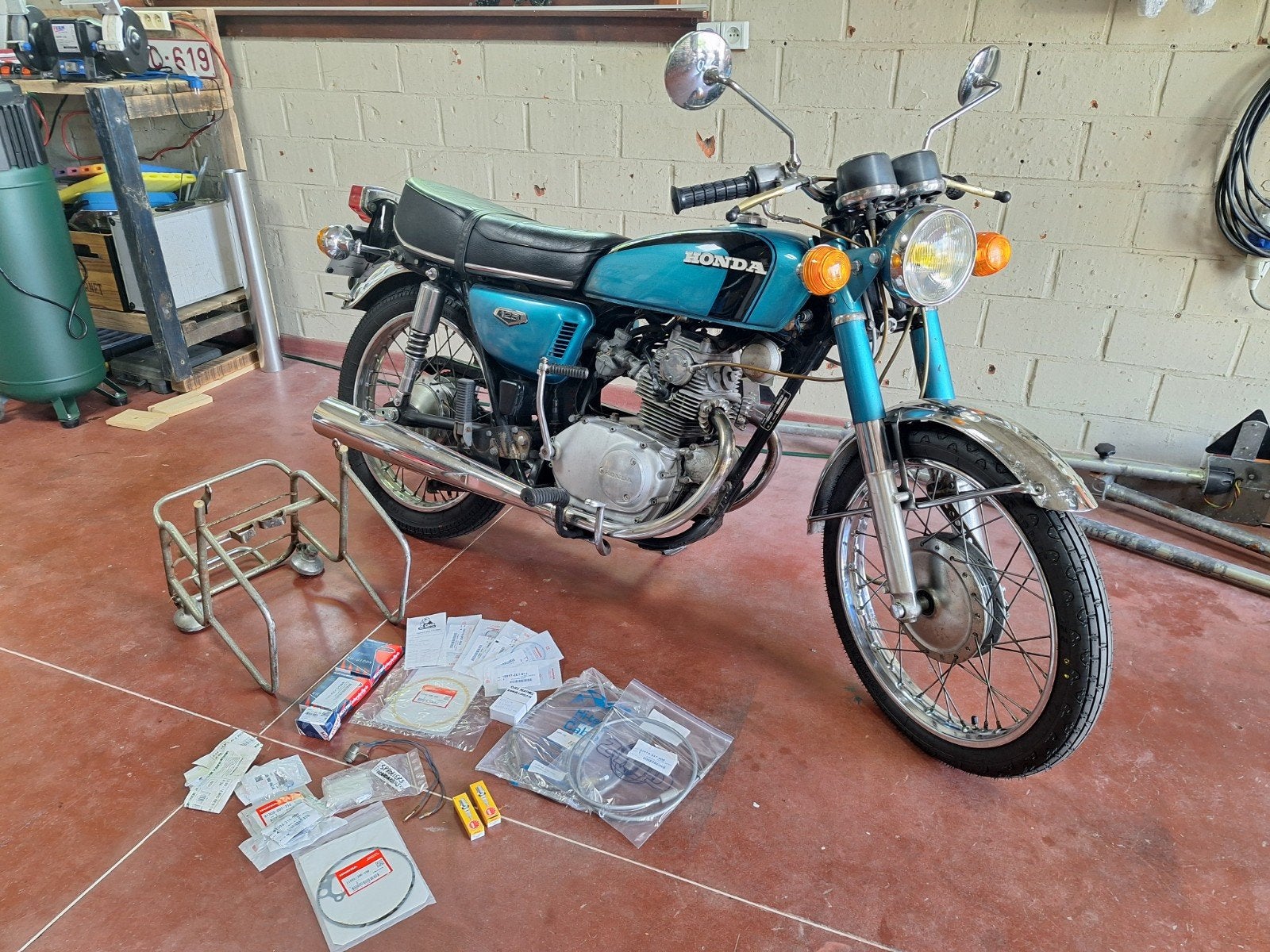 Honda CB 125 K5, Enlèvement