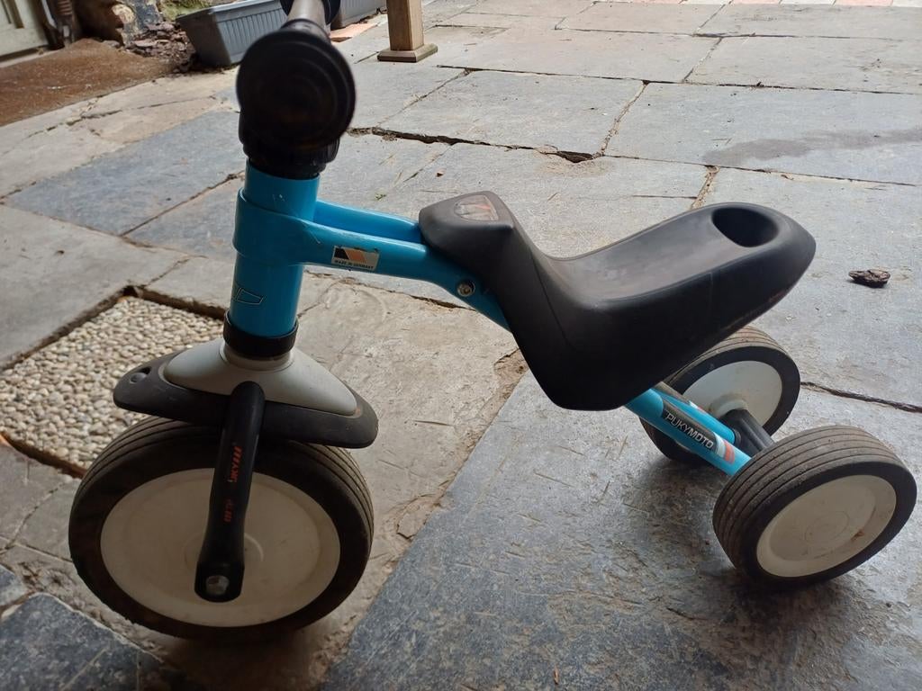 Loopfiets driewieler, Ophalen