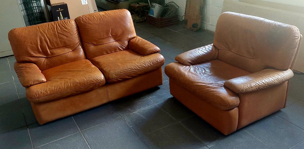 Zetel, Huis en Inrichting, Zetels | Zetels, Ophalen, Gebruikt, Vintage, Driepersoons