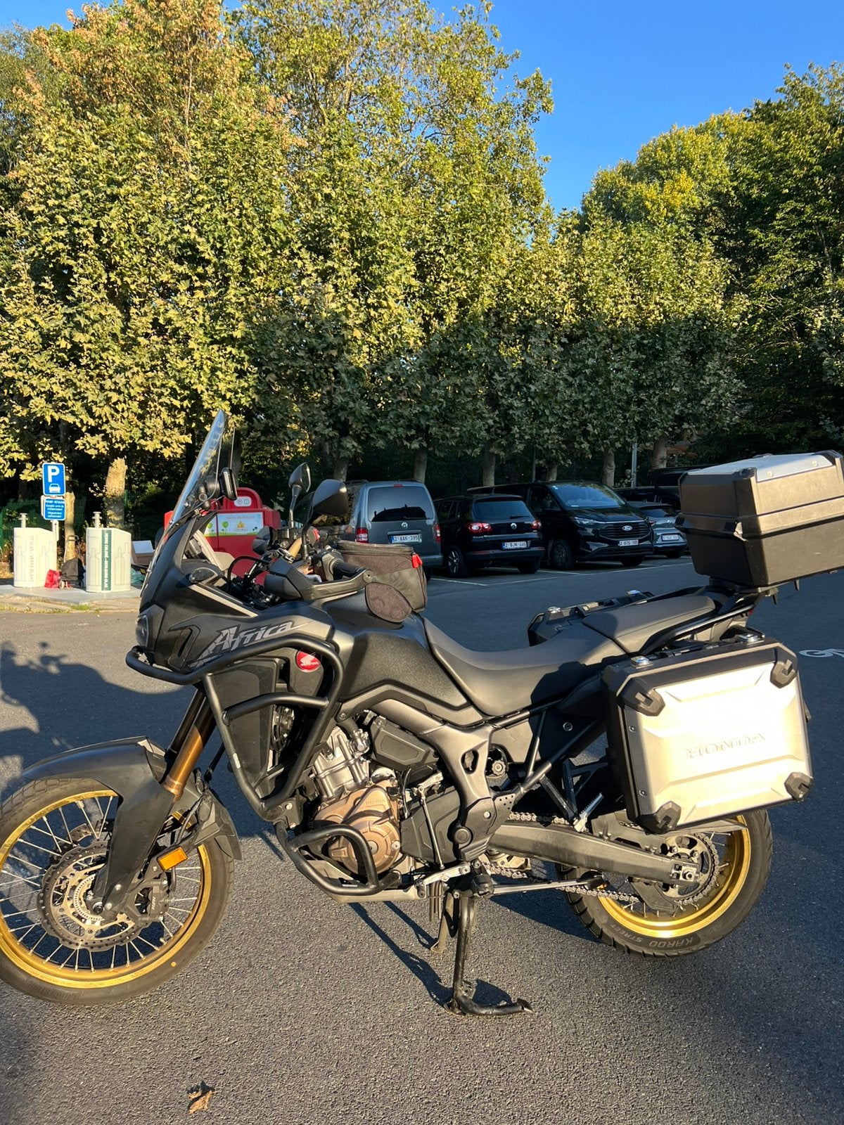 AFRICATWIN HONDA MANUEEL - arrow titanium - full options, Motorrijbewijs A, 3 cilinders, Particulier, Meer dan 35 kW