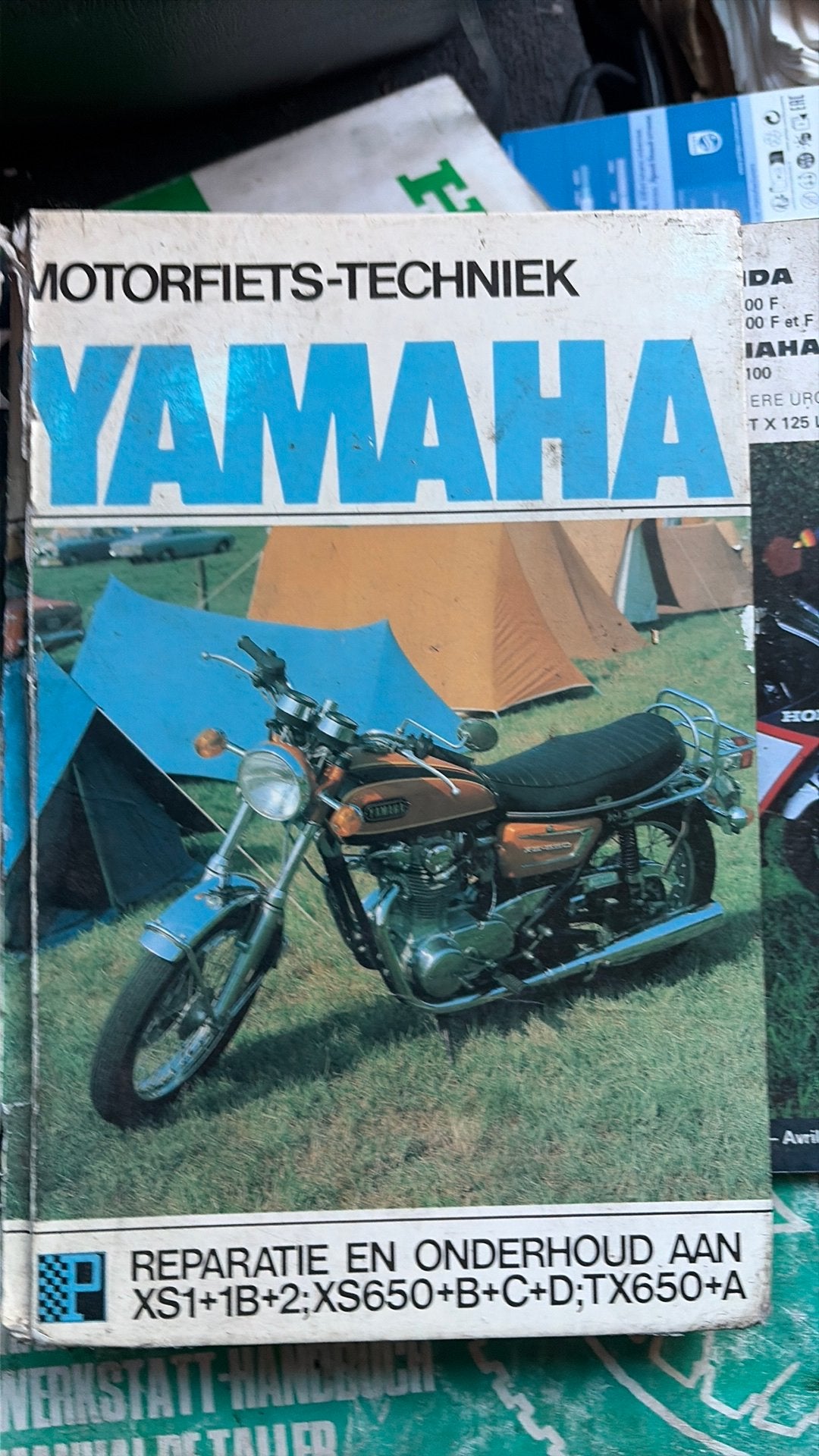 Manuels de moto vintage, y compris Yamaha XS650 et Honda, Motos, Enlèvement, Yamaha