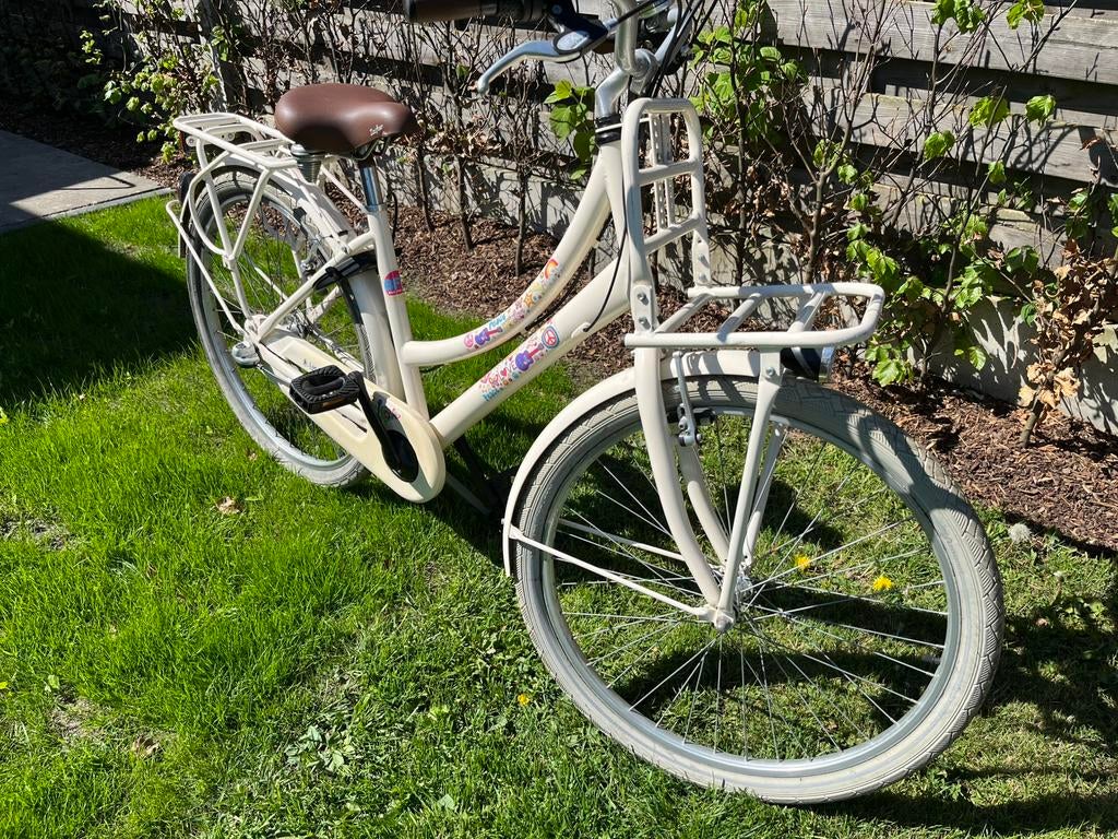 Meisjesfiets 26 inch, Ophalen, Gebruikt, Velgrem, Versnellingen