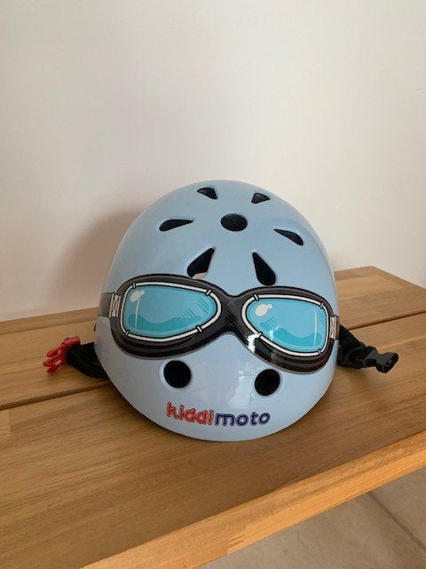 Kiddimoto Kinderhelm Pastel Blauw S, Gebruikt, Jongen of Meisje, Ophalen, S