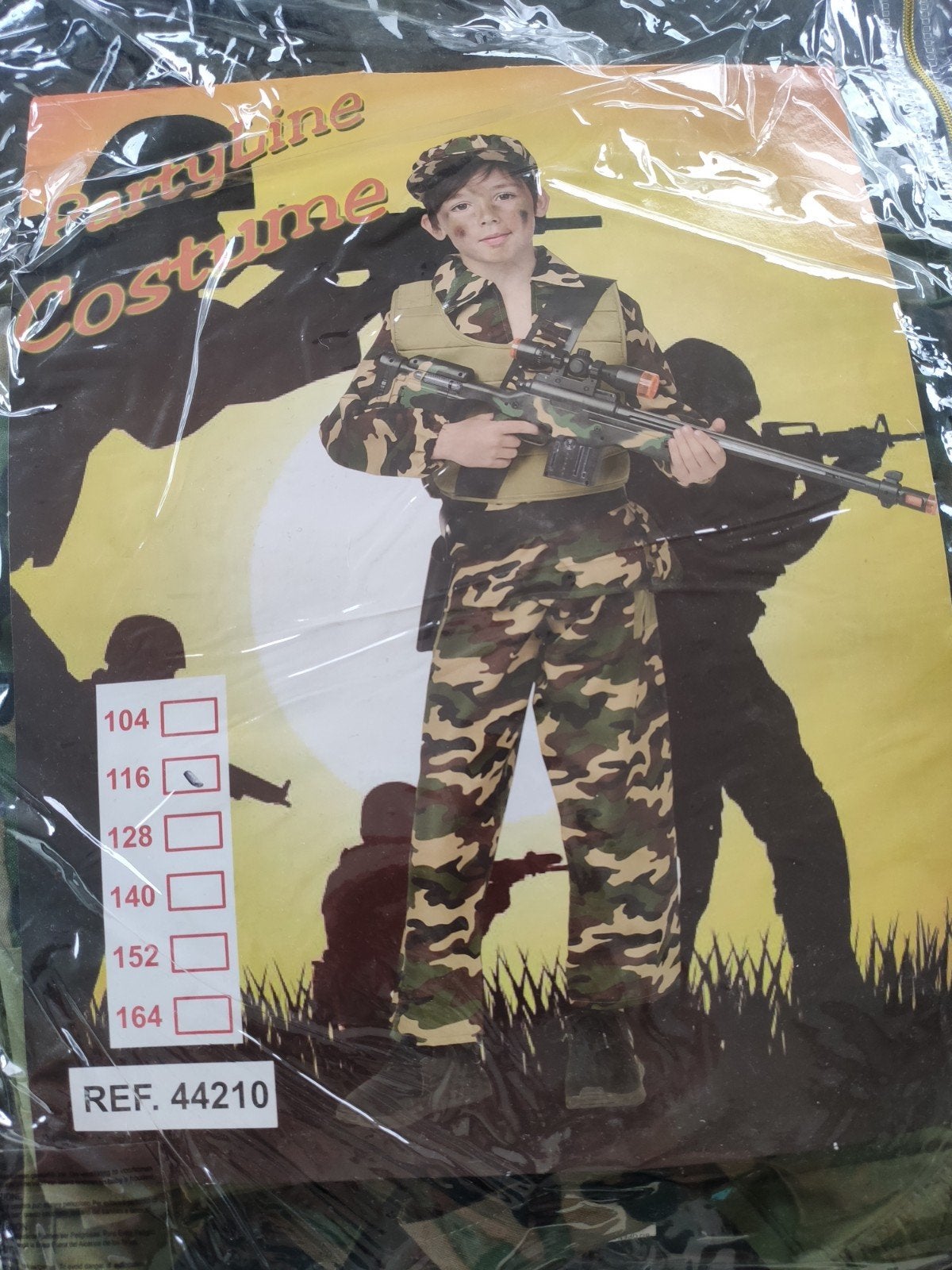 Verkleedpak leger, Kinderen en Baby's, Ophalen of Verzenden, Gebruikt, 110 t/m 116, Jongen of Meisje