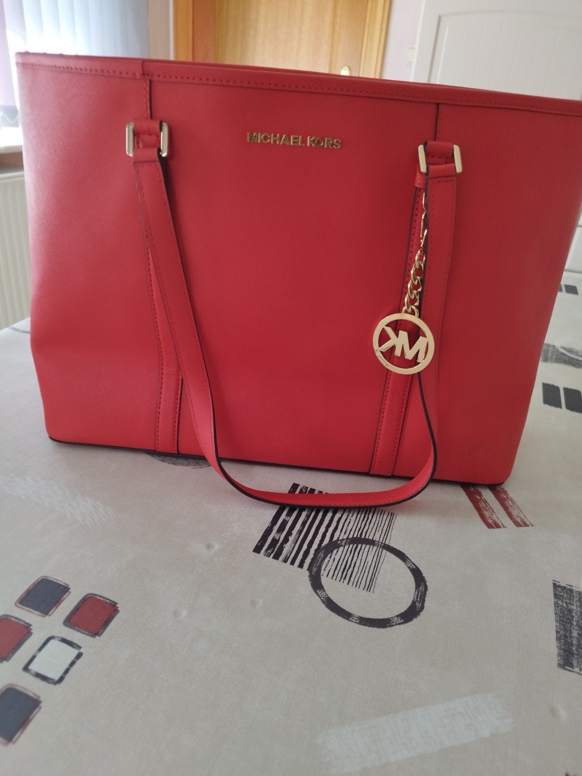 rode shopper van Michael Kors, Bijoux, Sacs & Beauté, Enlèvement ou Envoi, Shopper