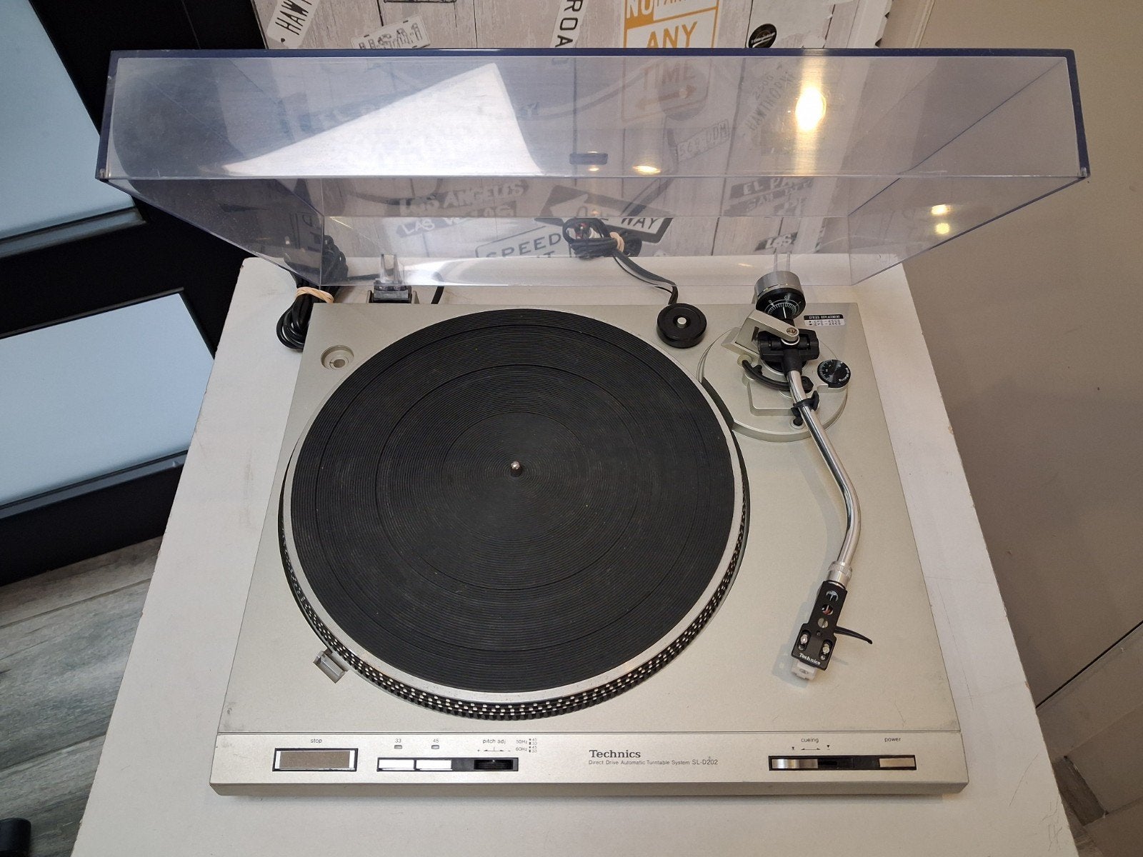 Technics Direct Drive Platenspeler SL-D202, TV, Hi-fi & Vidéo, Tourne-disques, Enlèvement, Tourne-disque, Technics
