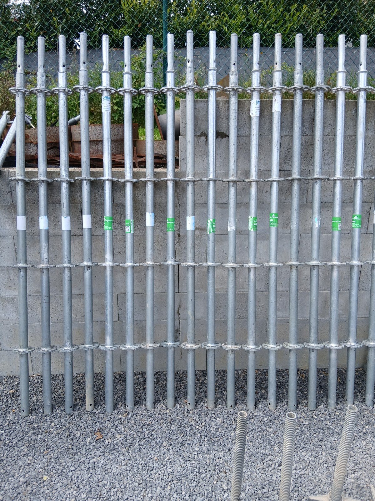 Échafaudage LAYHER multidirectionnels à rosaces, 2,57m., Bricolage & Construction, Échafaudages, Enlèvement