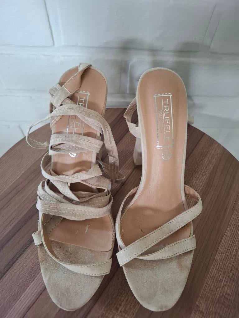 Truffle collection sandalen met brede hak maat 38, Ophalen